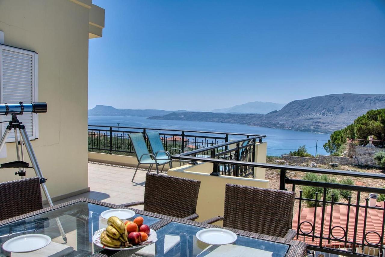 Souda Bay View With Private Pool Near Chania City エクステリア 写真