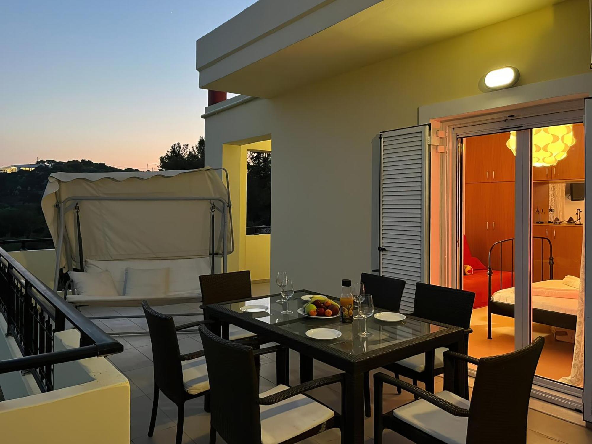 Souda Bay View With Private Pool Near Chania City エクステリア 写真